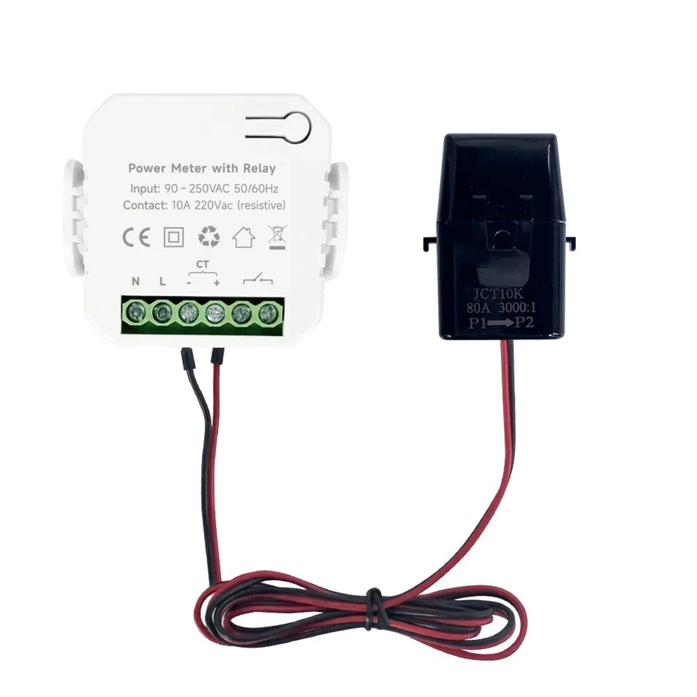 For Tuya For Smart Life WiFi Energy Meter with 1 Clamp Power Tracking App controlled Switch for For Smart Management
For Tuya For Smart Life WiFi Energy Meter with 1 Clamp Power Tracking App controlled Switch for For Smart Management