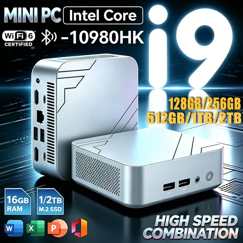 2026 Mini PC Gaming Intal Core I9 10980HK WIFI 6 BT5.2 Special Computer SSD 1TB RAM 16GB 32GB PC Gamer
2026 Mini PC Gaming Intal Core I9 10980HK WIFI 6 BT5.2 Special Computer SSD 1TB RAM 16GB 32GB PC Gamer