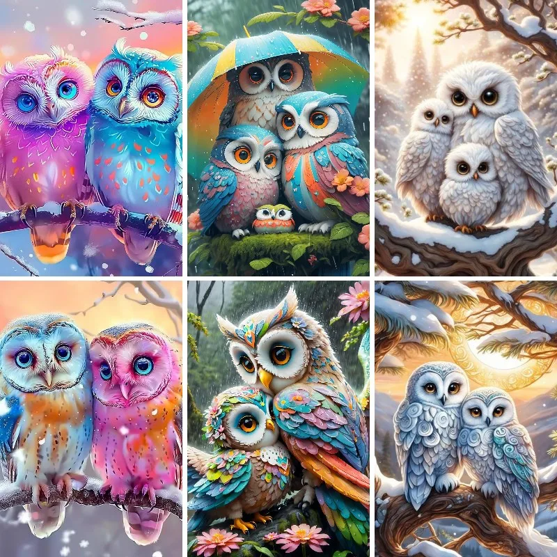 Owl Family 5D Diamond Painting Kit, Cartoon Animals, DIY Diamond Embroidery, Rhinestones Cross Stitch ,Owlets ,Gifts Wall Decor
Owl Family 5D Diamond Painting Kit, Cartoon Animals, DIY Diamond Embroidery, Rhinestones Cross Stitch ,Owlets ,Gifts Wall Decor