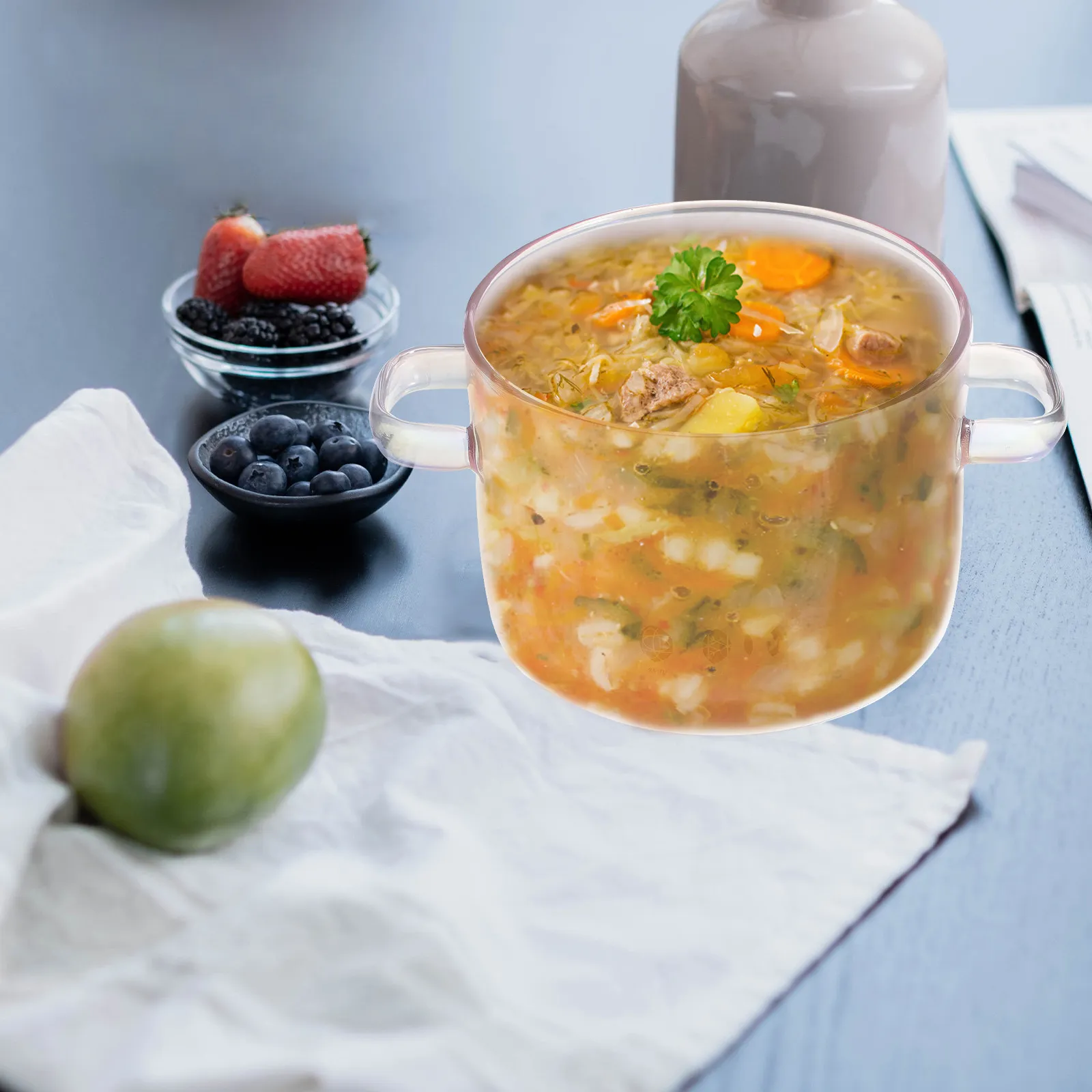 1Set Clear Glass Soup Pot 1500Ml Heat-Resistant Cooking Pot for Noodles Soup Ramen Milk Sauce Family Gathering Glass Cookware
1Set Clear Glass Soup Pot 1500Ml Heat-Resistant Cooking Pot for Noodles Soup Ramen Milk Sauce Family Gathering Glass Cookware