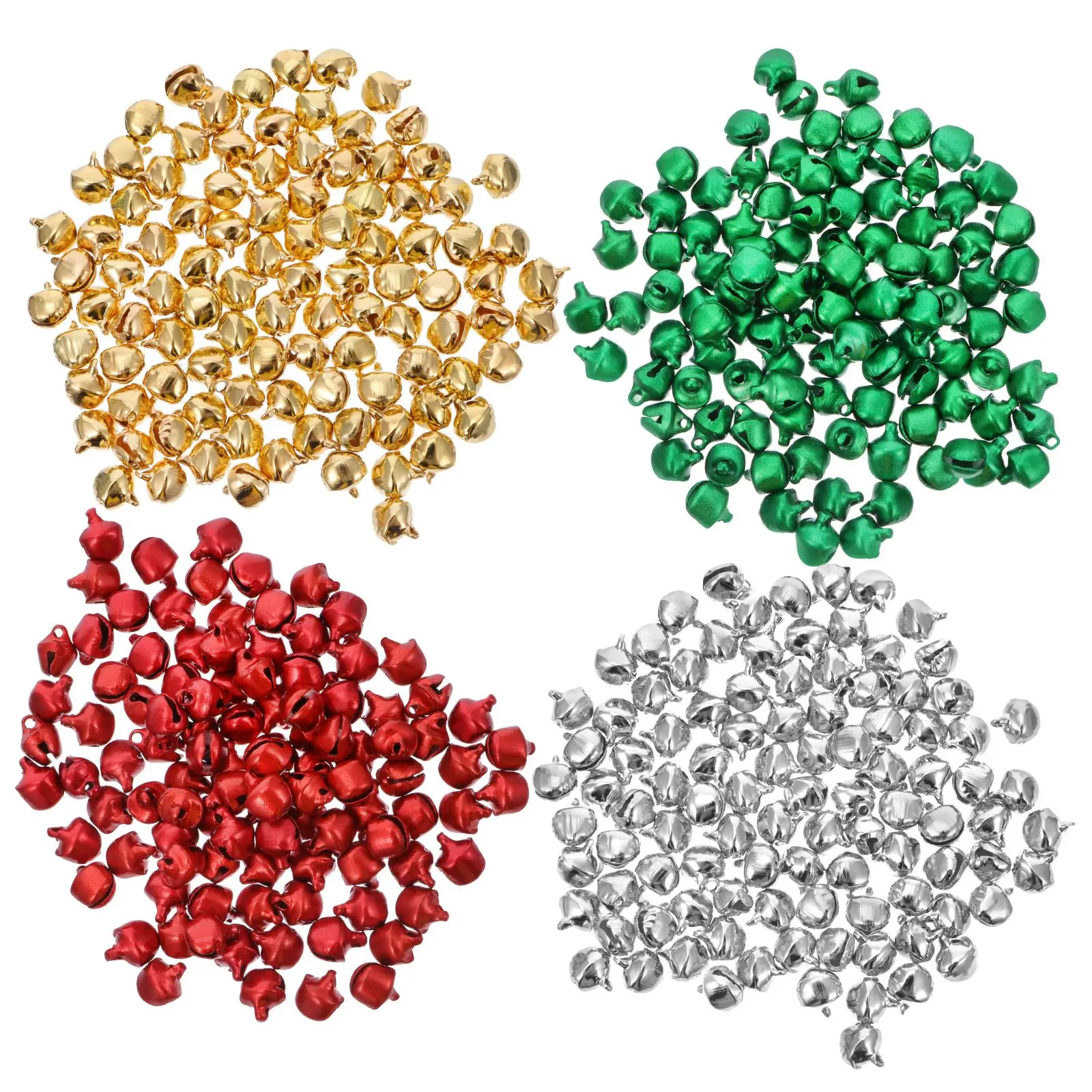 400 Pcs Colorful Handmade Bells Ornaments for Christmas Crafts Decor Metal DIY Party Holiday Gifts Festival Supplies
400 Pcs Colorful Handmade Bells Ornaments for Christmas Crafts Decor Metal DIY Party Holiday Gifts Festival Supplies