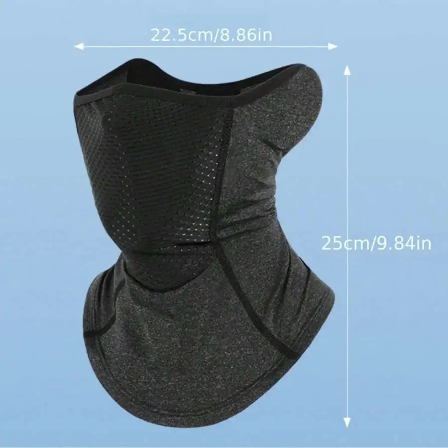 Summer Breathable Ice Silk Sunscreen Face Cover Mesh Neck Gaiter For Cycling Hiking Travel
Summer Breathable Ice Silk Sunscreen Face Cover Mesh Neck Gaiter For Cycling Hiking Travel