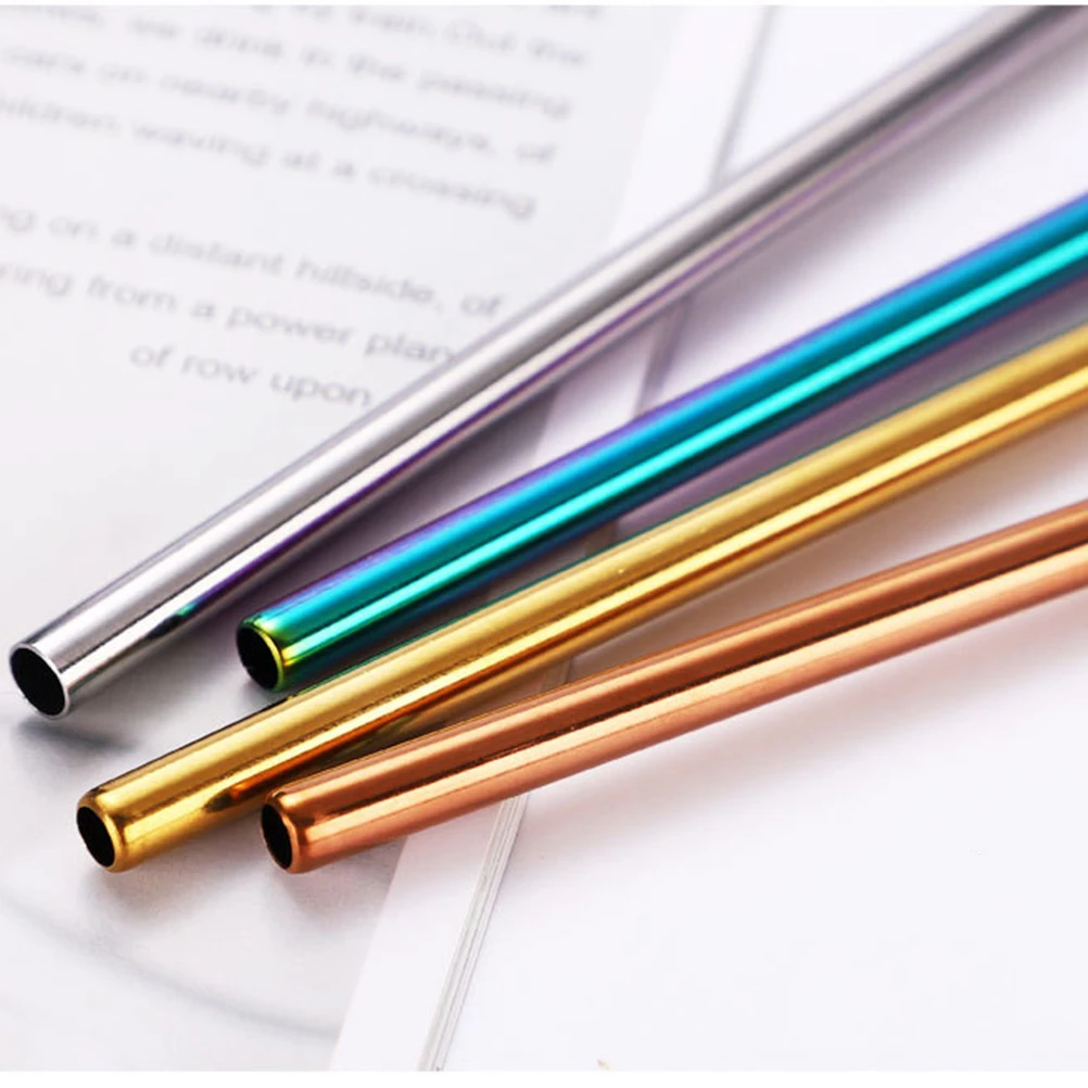 Stainless Steel Spoon Straw Combination for Coffee Ice Cream Great for Outdoors 
Stainless Steel Spoon Straw Combination for Coffee Ice Cream Great for Outdoors