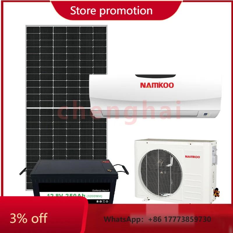 CHKJ for 9000btu 12000btu 18000btu 24000btu Split Type Dc Inverter Air Conditioner Design with Solar Power for Restaurant White
CHKJ for 9000btu 12000btu 18000btu 24000btu Split Type Dc Inverter Air Conditioner Design with Solar Power for Restaurant White