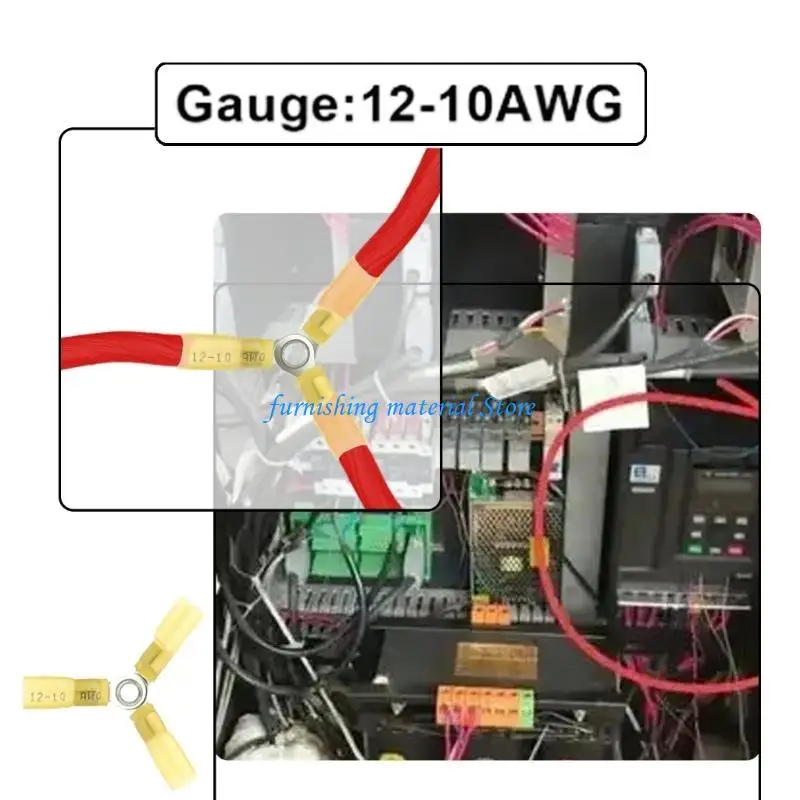 Y5GD Sturdy 20Pcs Round Wire Terminals Suitable for Various Connection Needs
Y5GD Sturdy 20Pcs Round Wire Terminals Suitable for Various Connection Needs