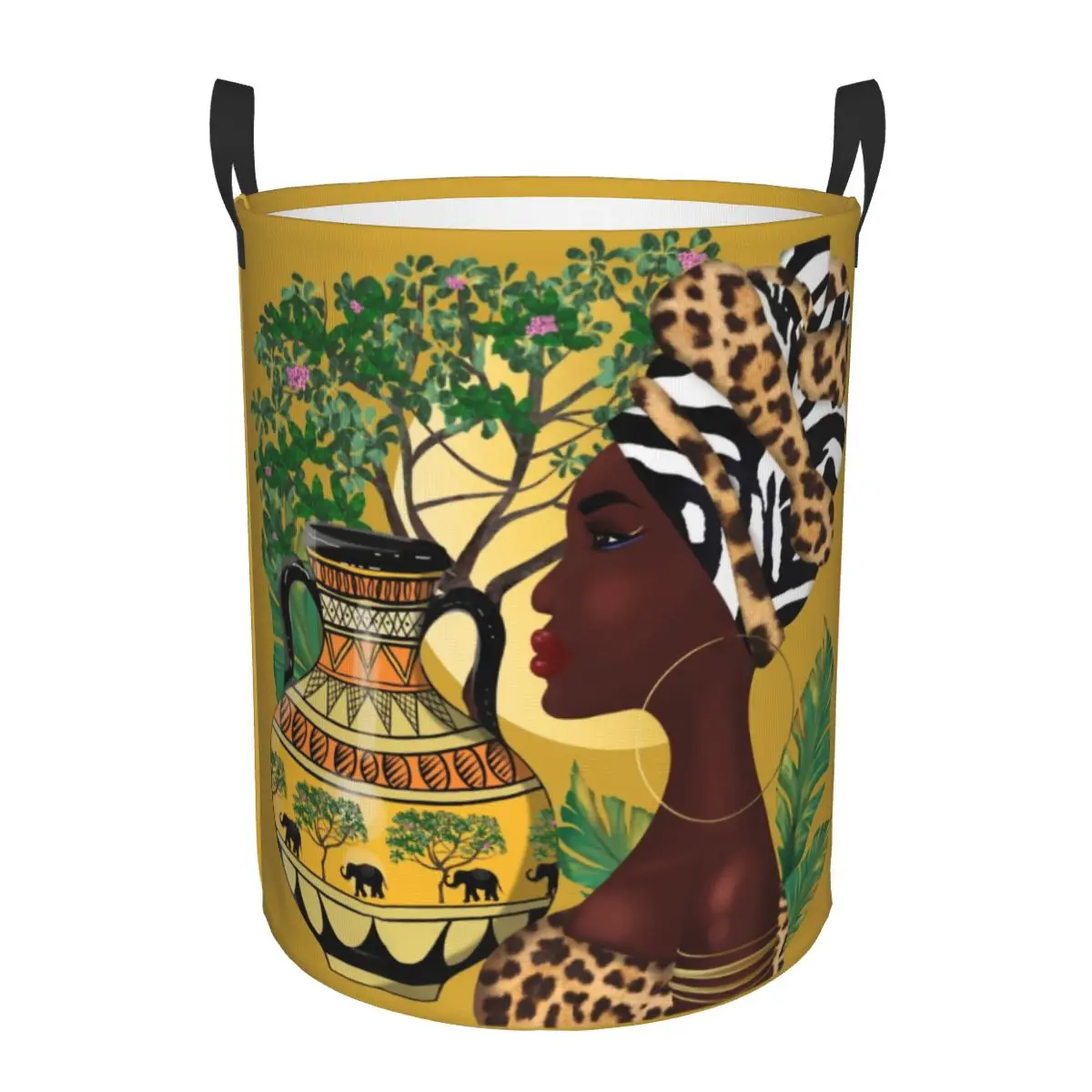 Custom African Queen Art Laundry Hamper Large Clothes Storage Basket Women Art Toy Bin Organizer for Boy Girl
Custom African Queen Art Laundry Hamper Large Clothes Storage Basket Women Art Toy Bin Organizer for Boy Girl