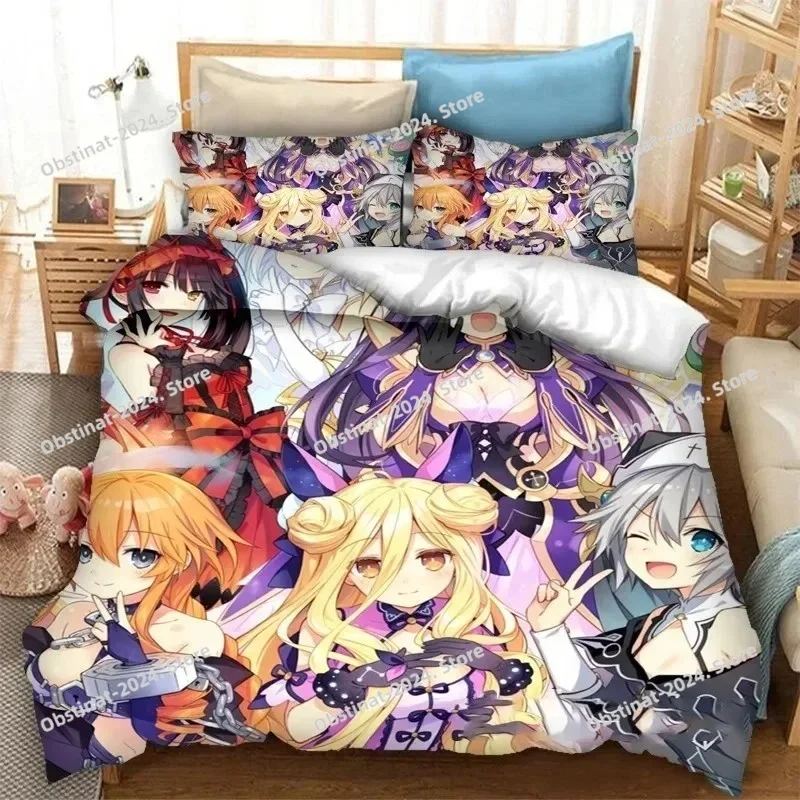 3D Printing Anime Date A Live Bedding Set Boys Girls Twin Queen Size Duvet Cover Pillowcase Bed Kids Adult Fashion Home Textiles
3D Printing Anime Date A Live Bedding Set Boys Girls Twin Queen Size Duvet Cover Pillowcase Bed Kids Adult Fashion Home Textiles