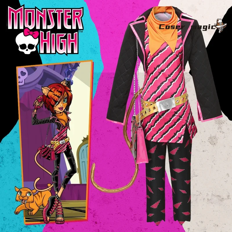 Anime Monster High Toralei Stripe Cosplay Costume Uniform Halloween Carnival Party Christmas Play Role Clothes Clothing
Anime Monster High Toralei Stripe Cosplay Costume Uniform Halloween Carnival Party Christmas Play Role Clothes Clothing