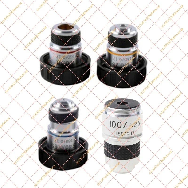 4X-100X Achromatic Objective Lens RMS Thread High Definition Microscope Optical Replacement Lens Accessories
4X-100X Achromatic Objective Lens RMS Thread High Definition Microscope Optical Replacement Lens Accessories