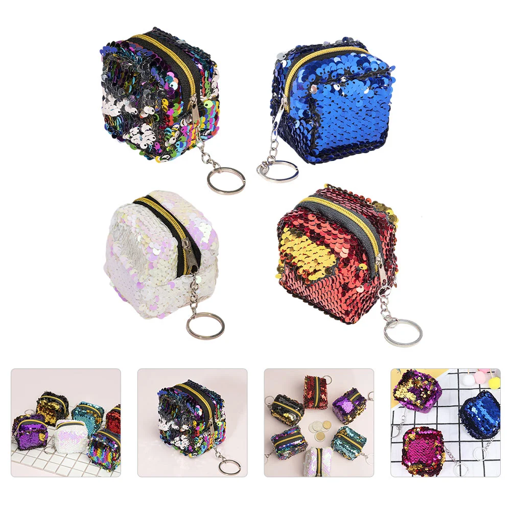 4 Pcs Sequin Coin Purse Pocket Handheld Pouch Kid Wallet Change Versatile Packet Mini Backpack Keychain Bag Handbag Storage
4 Pcs Sequin Coin Purse Pocket Handheld Pouch Kid Wallet Change Versatile Packet Mini Backpack Keychain Bag Handbag Storage