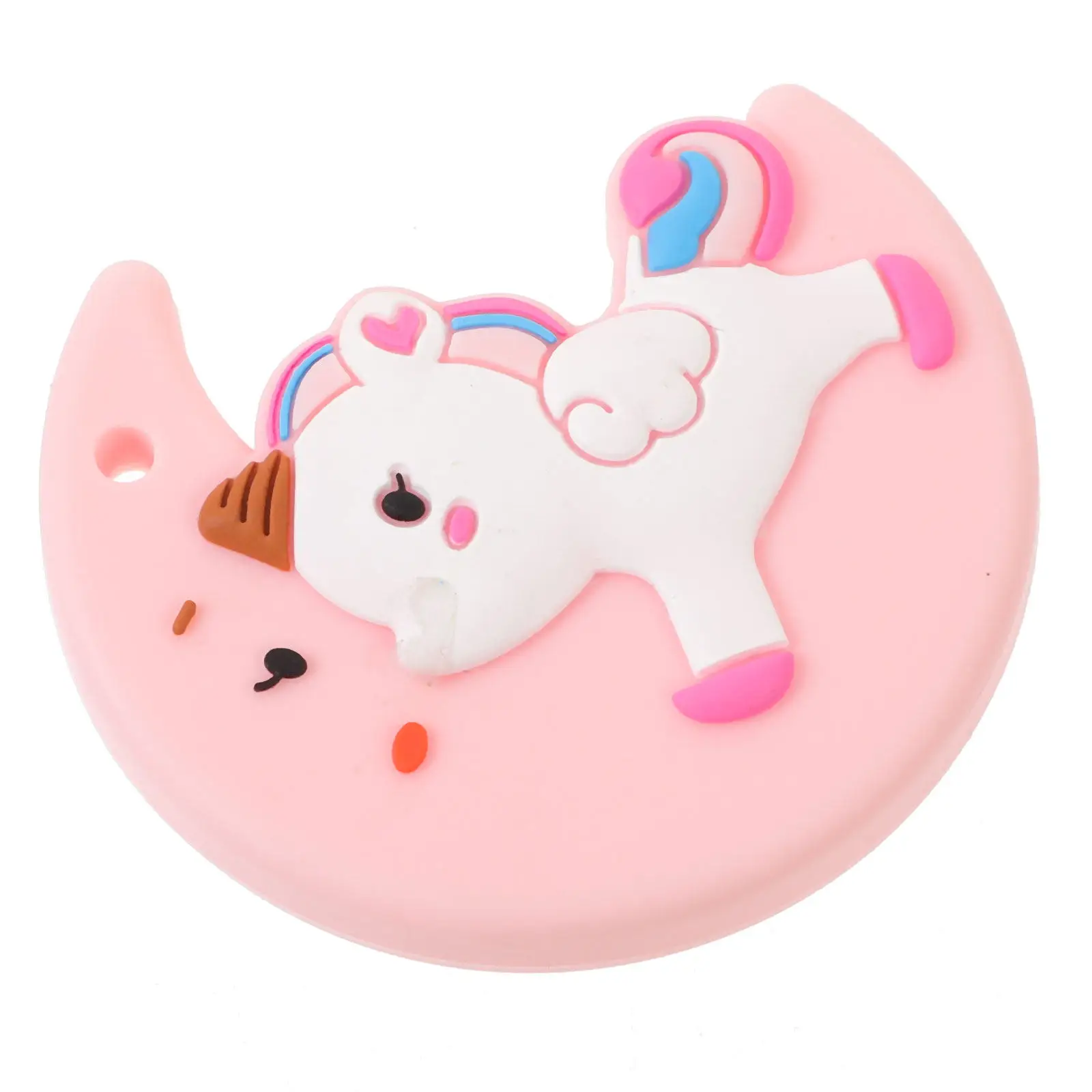 1Pcs Unicorn Silicone Teether Baby Chewing Charm Pendant Infant Comfort Teething Accessory Unicorn Teether Baby Teething Toy
1Pcs Unicorn Silicone Teether Baby Chewing Charm Pendant Infant Comfort Teething Accessory Unicorn Teether Baby Teething Toy