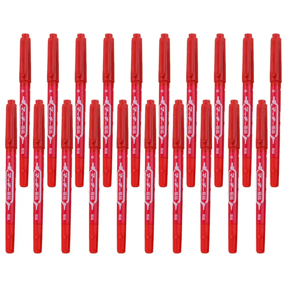 20pcs Double Ended Marker Permanent Paint Based Double End Lettering Pens Bulk Classroom Plastic Water Resistant UV Oil Based
20pcs Double Ended Marker Permanent Paint Based Double End Lettering Pens Bulk Classroom Plastic Water Resistant UV Oil Based
