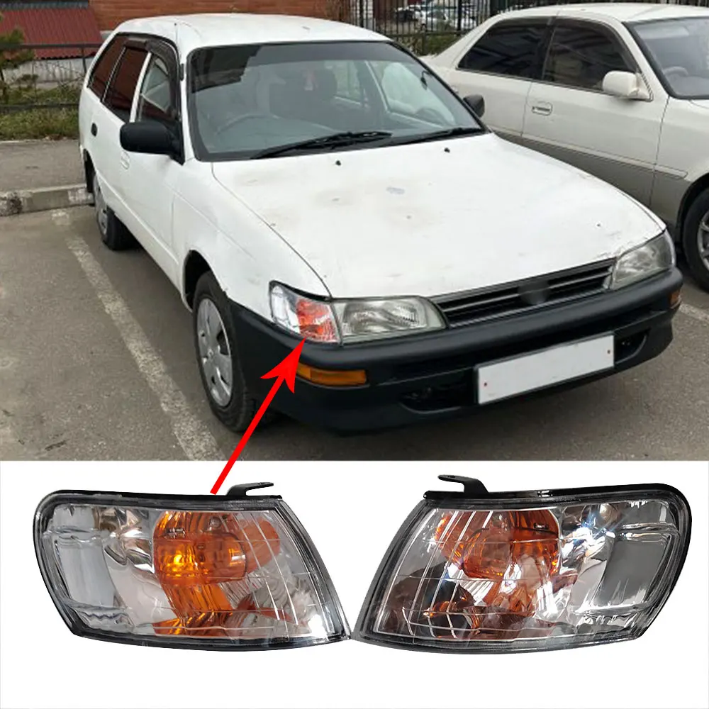 Пара автомобильных указателей поворота, угловая лампа для Toyota Corolla AE100 AE104 1992 1993 1994 1995 1996, новое и высокое качество
Пара автомобильных указателей поворота, угловая лампа для Toyota Corolla AE100 AE104 1992 1993 1994 1995 1996, новое и высокое качество