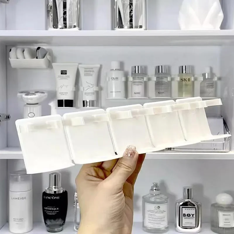 Houseeker 5 Rows Storage Rack Wall Hanging Hand Cream Facial Cleanser Holder Organiser Kitchen Bathroom Storage Shelf
Houseeker 5 Rows Storage Rack Wall Hanging Hand Cream Facial Cleanser Holder Organiser Kitchen Bathroom Storage Shelf