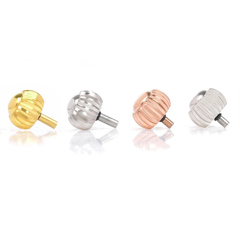 1pcs Aperture 2.5 Watch Crown Replacement Rose Gold Silver Gold Pumpkin Shaped Lightweight Portable Watch Crown Parts
1pcs Aperture 2.5 Watch Crown Replacement Rose Gold Silver Gold Pumpkin Shaped Lightweight Portable Watch Crown Parts