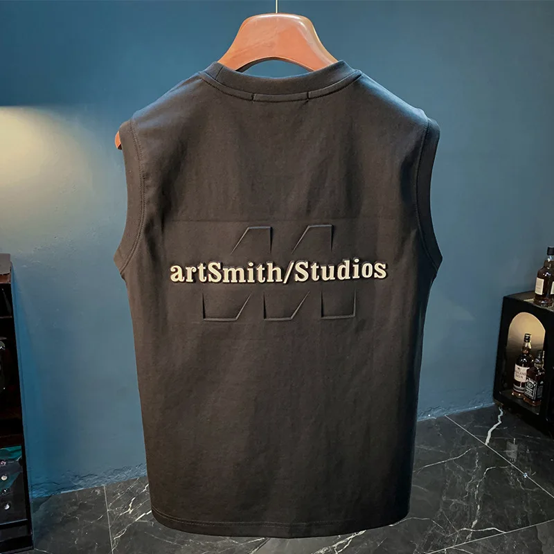2025 Summer vest men's 3D printed loose sleeveless top thin, breathable and elastic trend base T-shirt
2025 Summer vest men's 3D printed loose sleeveless top thin, breathable and elastic trend base T-shirt