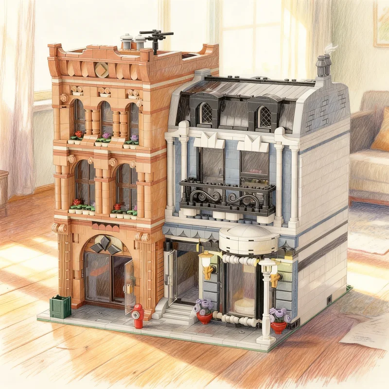 3161pcs MOC Shopping Street Modular Streetscape Model Building Blocks Toy Gift Creative Display Collectible Desk Premium Adult
3161pcs MOC Shopping Street Modular Streetscape Model Building Blocks Toy Gift Creative Display Collectible Desk Premium Adult