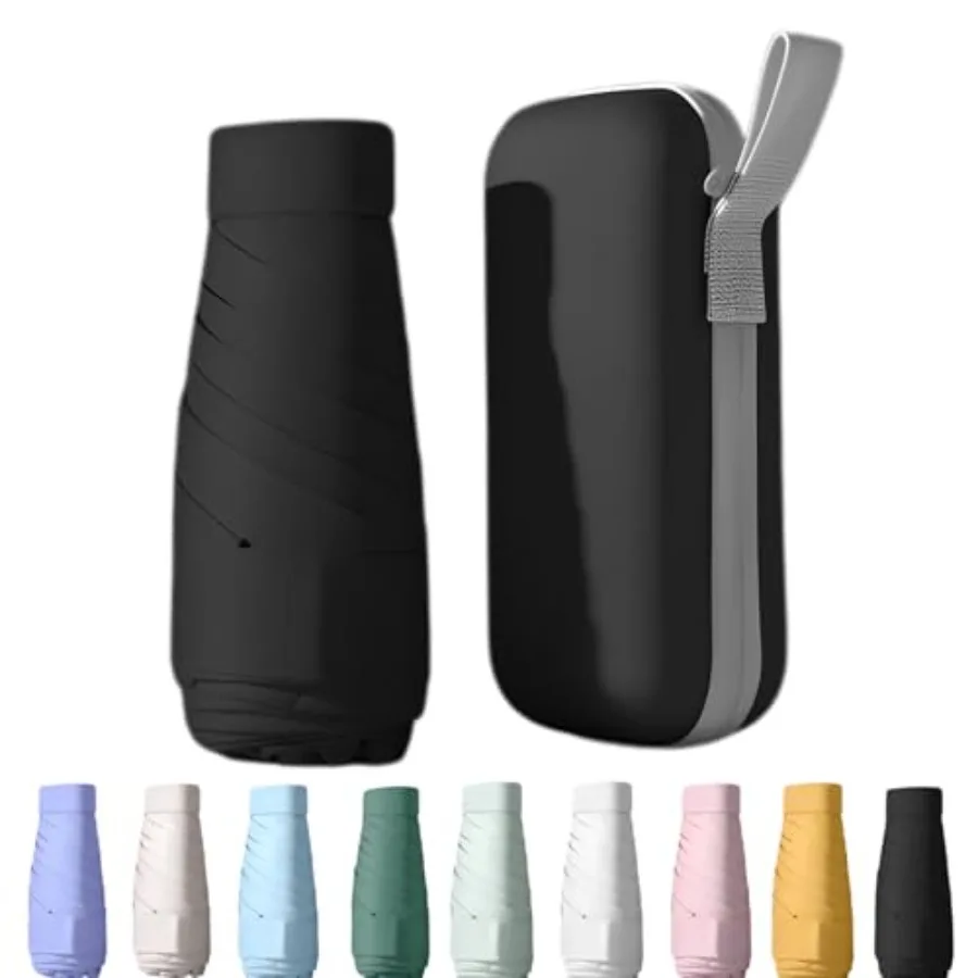 UPF50+ Mini Travel Sun Umbrella for Purse With Case, Small Compact UV Umbrella Protection Sun, Lightweight Portable Parasol Win
UPF50+ Mini Travel Sun Umbrella for Purse With Case, Small Compact UV Umbrella Protection Sun, Lightweight Portable Parasol Win