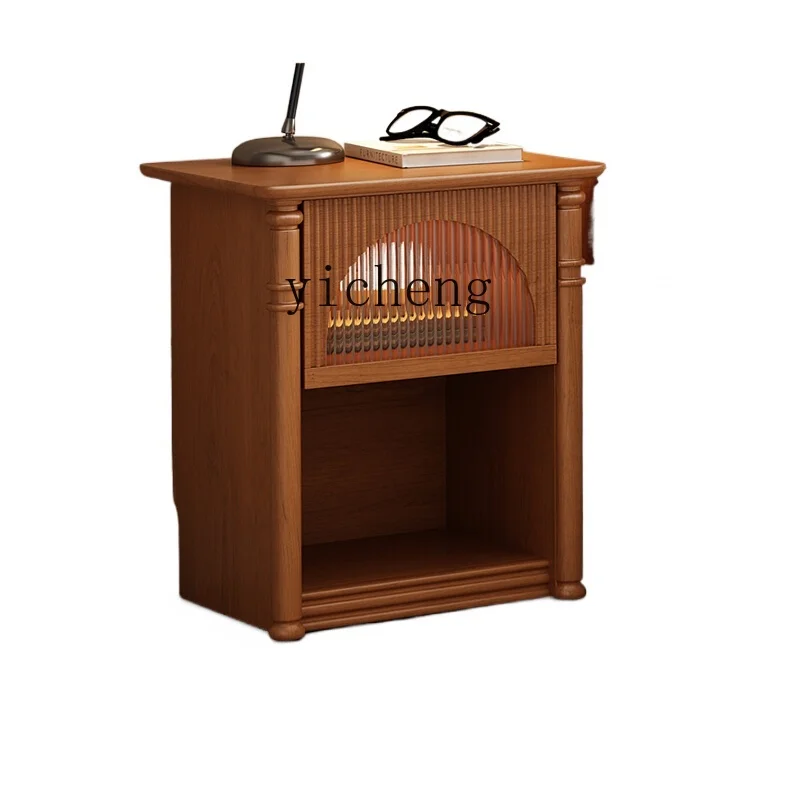 ZC Retro Solid Wood Bedside Cabinet Bedroom Simple Storage Cabinet Household Small Ultra-Narrow Storage Cabinet
ZC Retro Solid Wood Bedside Cabinet Bedroom Simple Storage Cabinet Household Small Ultra-Narrow Storage Cabinet