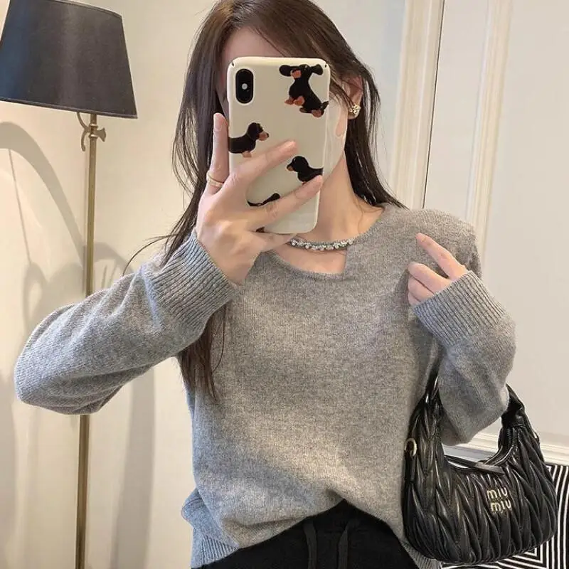 Wool Sweater Design Sense Pullover Knitwear Autumn Winter New Casual Simple Long Sleeve Outerwear Cashmere Tops Cute
Wool Sweater Design Sense Pullover Knitwear Autumn Winter New Casual Simple Long Sleeve Outerwear Cashmere Tops Cute
