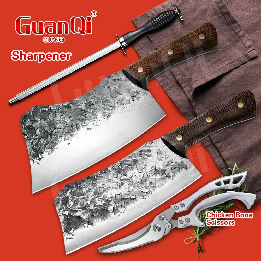 Handmade Chopping Cleaver Butcher Knife High Carbon Steel Kitchen Chef Knives Cooking Knives Cleaver Knife Chicken Bone Scissors
Handmade Chopping Cleaver Butcher Knife High Carbon Steel Kitchen Chef Knives Cooking Knives Cleaver Knife Chicken Bone Scissors