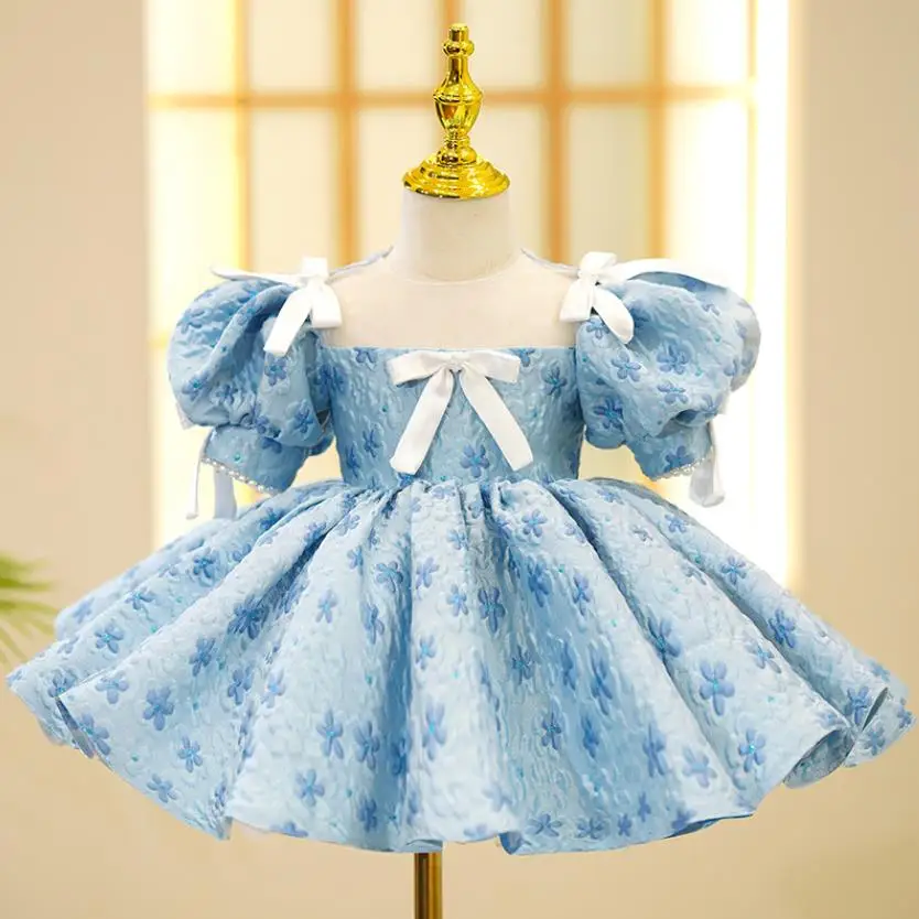 2024 New Children Boutique Princess Evening Gown Bow Puff Sleeve Design Wedding Birthday Baptism Eid Party Girls Dresses A3646
2024 New Children Boutique Princess Evening Gown Bow Puff Sleeve Design Wedding Birthday Baptism Eid Party Girls Dresses A3646