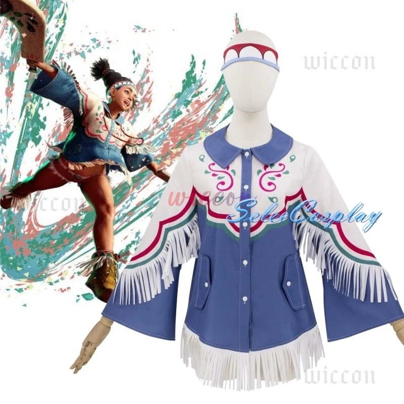 Game Fighter 6 Lily Cosplay Costume Coat Headwear Women SF Outfits Full Set Halloween Carnival Party Suit
Game Fighter 6 Lily Cosplay Costume Coat Headwear Women SF Outfits Full Set Halloween Carnival Party Suit