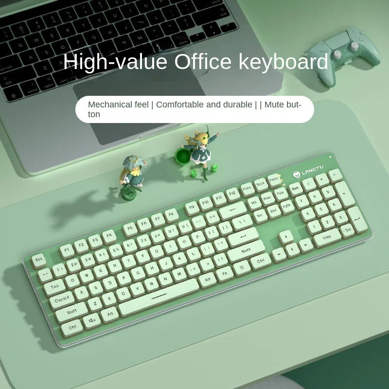 Mechanical Feel Silent Keyboard Desktop Laptop E-sports Game Office Backlight Wired Keyboard Essential for Office Use
Mechanical Feel Silent Keyboard Desktop Laptop E-sports Game Office Backlight Wired Keyboard Essential for Office Use