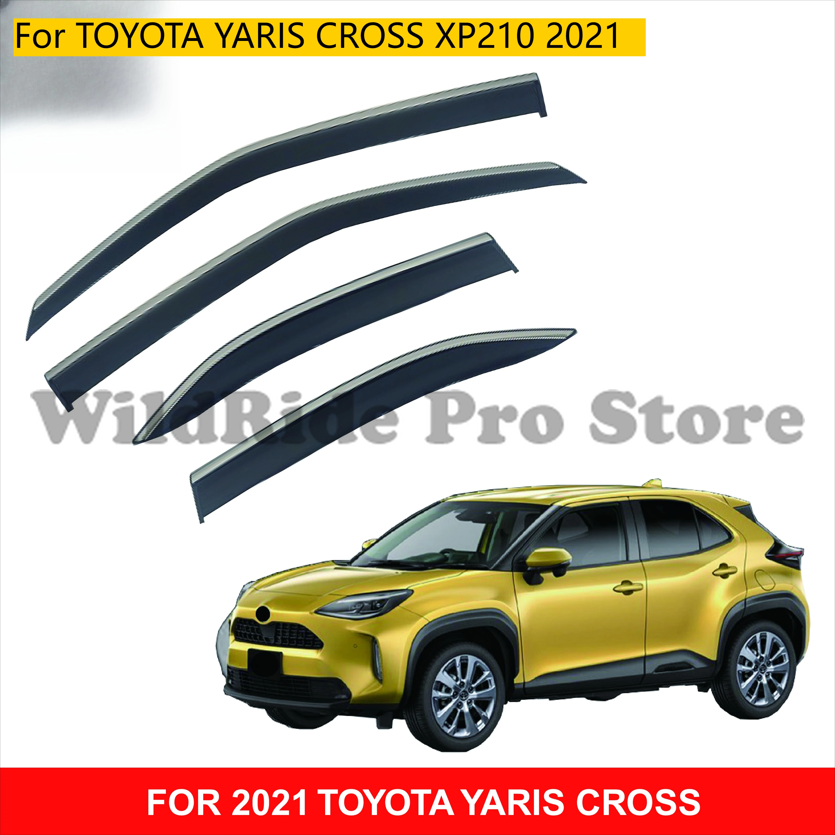 Car Door Rain Guard Side Window Visor Sun Visors Wind Deflector for TOYOTA YARIS CROSS XP210 2021 Weather Shield Protector Guard
Car Door Rain Guard Side Window Visor Sun Visors Wind Deflector for TOYOTA YARIS CROSS XP210 2021 Weather Shield Protector Guard