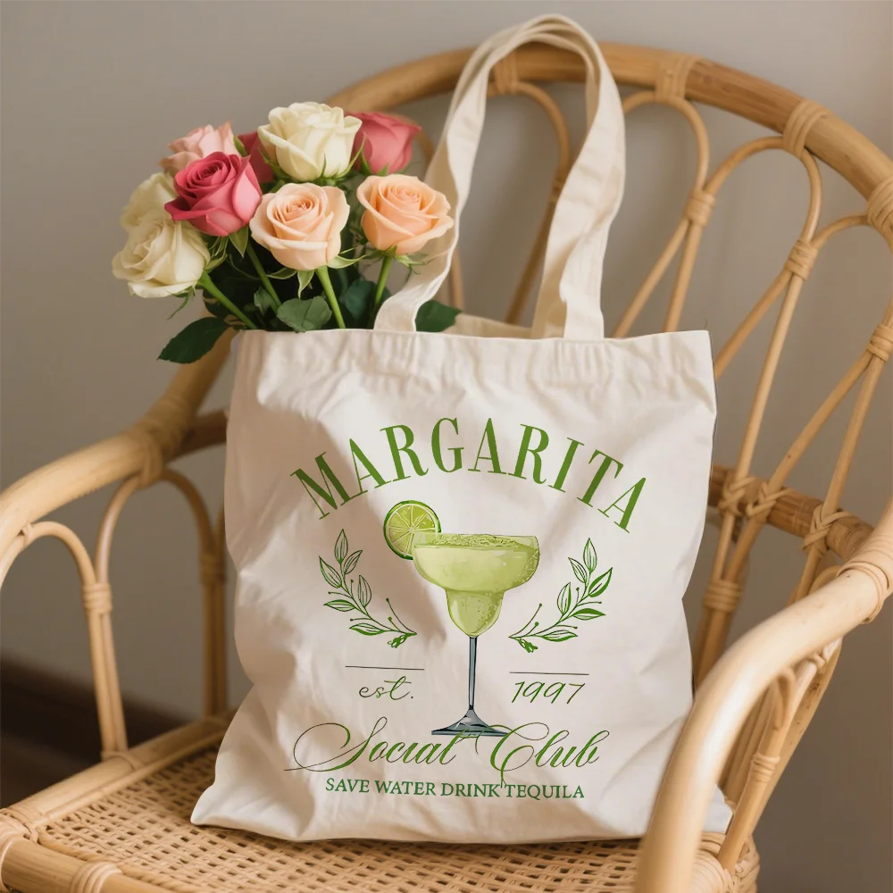 1pc Margarita Social Canvas Tote Bag- 40.64x35.56cm, Durable& Machine Washable, Large Capacity for Groceries, Outdoor Essentials
1pc Margarita Social Canvas Tote Bag- 40.64x35.56cm, Durable& Machine Washable, Large Capacity for Groceries, Outdoor Essentials