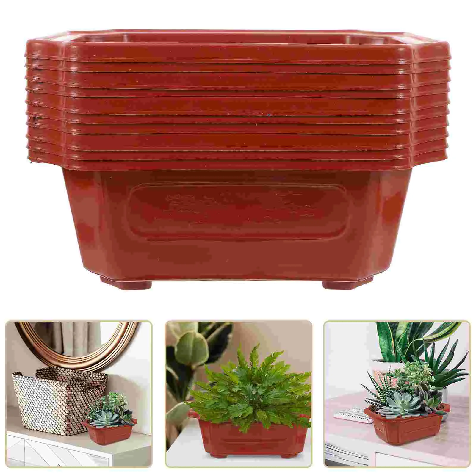 10 Pcs Bonsai Pot Bowl Windowsill Planter with Drainage Tray Lotus Tree Indoor Vases Flower Ceramics Office
10 Pcs Bonsai Pot Bowl Windowsill Planter with Drainage Tray Lotus Tree Indoor Vases Flower Ceramics Office