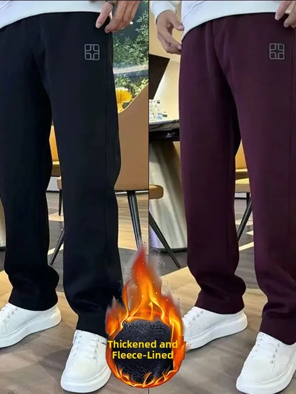 Мужские прямые брюки с подкладкой Thiened Fce, повседневные спортивные свободные брюки, осень-зима, полиэфирное волокно, эластичная резинка средней талии
Мужские прямые брюки с подкладкой Thiened Fce, повседневные спортивные свободные брюки, осень-зима, полиэфирное волокно, эластичная резинка средней талии