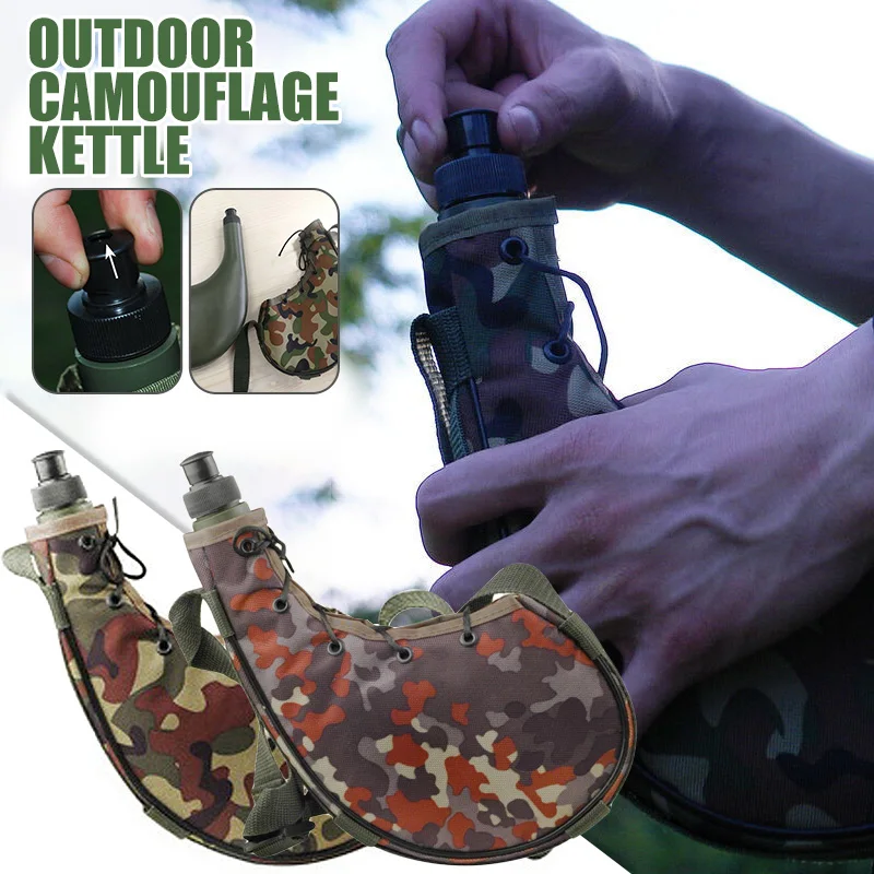 750Ml outdoor Canteen Water Bottle with Belt and Cover Tactical Camo Water Bottle Pouch Bag for Camping,hiking,climbing
750Ml outdoor Canteen Water Bottle with Belt and Cover Tactical Camo Water Bottle Pouch Bag for Camping,hiking,climbing
