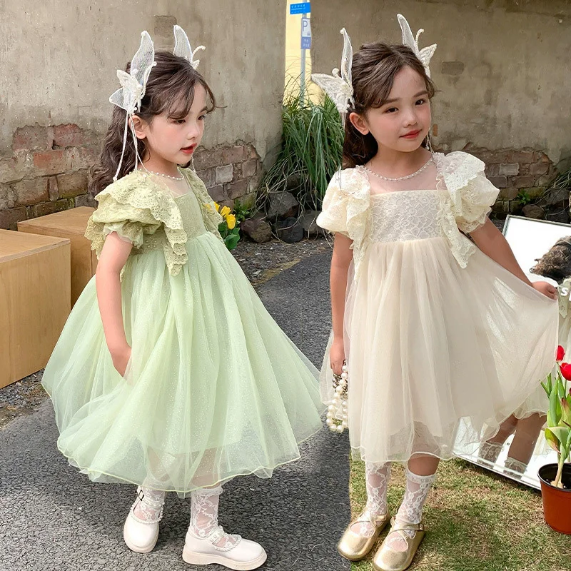New Summer Girls Dress Princess Birthday Tulle Gown Children's Elegance Lace Vestidos 2026 Kids Sleeveless Clothing 2-12 Years
New Summer Girls Dress Princess Birthday Tulle Gown Children's Elegance Lace Vestidos 2026 Kids Sleeveless Clothing 2-12 Years
