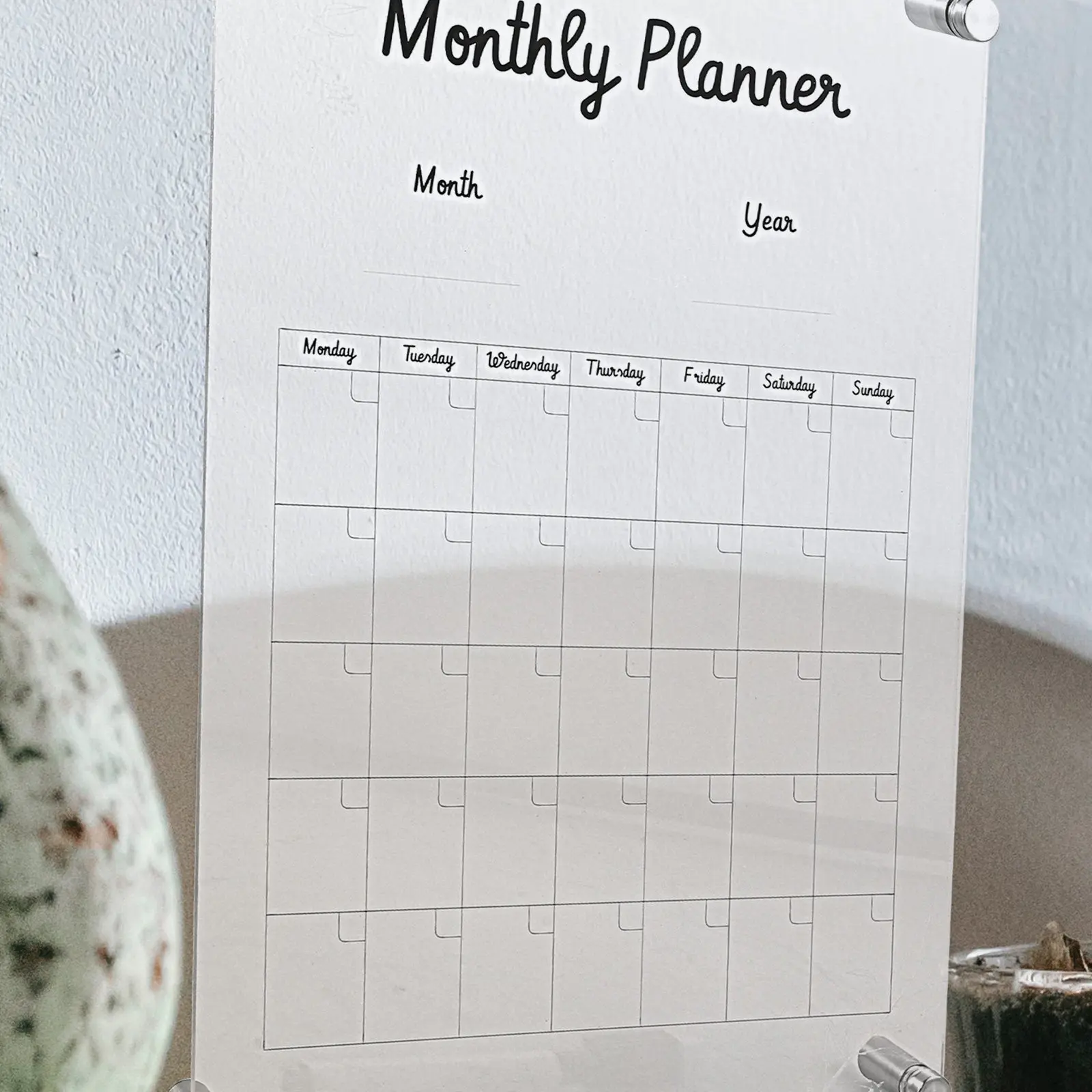 1 Set Acrylic Message Board 30X20Cm Transparent Weekly Planning Board For Home Office School Use Clear Memo Display Student
1 Set Acrylic Message Board 30X20Cm Transparent Weekly Planning Board For Home Office School Use Clear Memo Display Student