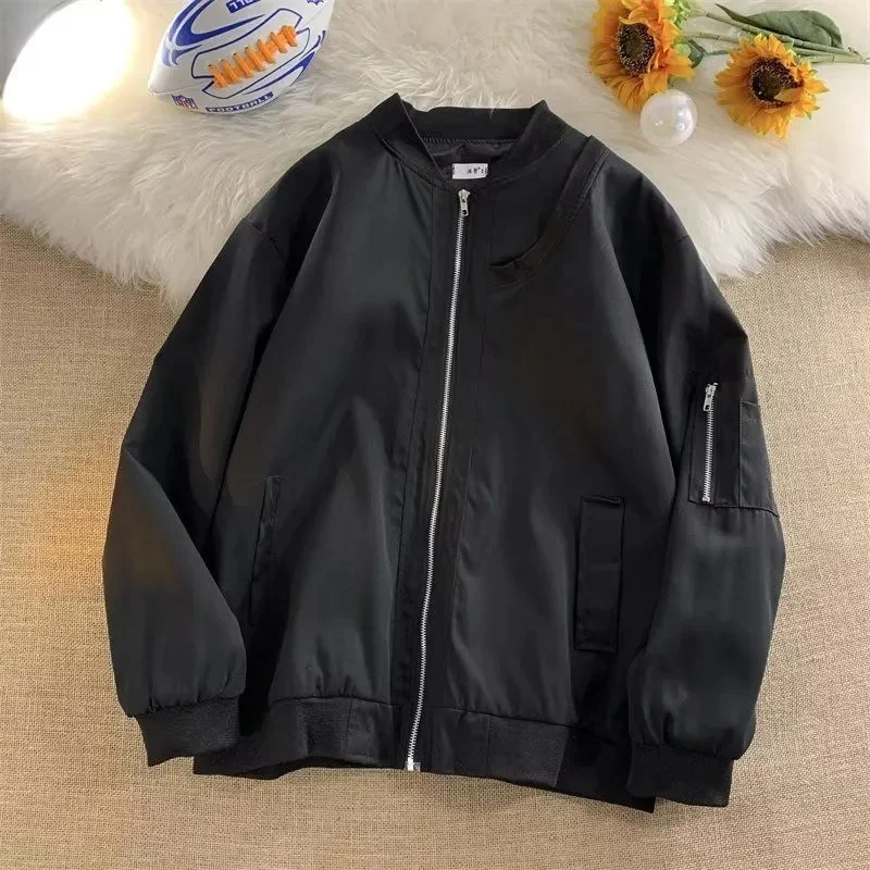 WLF American High Street Baseball Jacket Men and Women Trendy Brand 2025 Spring and Autumn Loose Student Couple Gray Pilot Coat
WLF American High Street Baseball Jacket Men and Women Trendy Brand 2025 Spring and Autumn Loose Student Couple Gray Pilot Coat