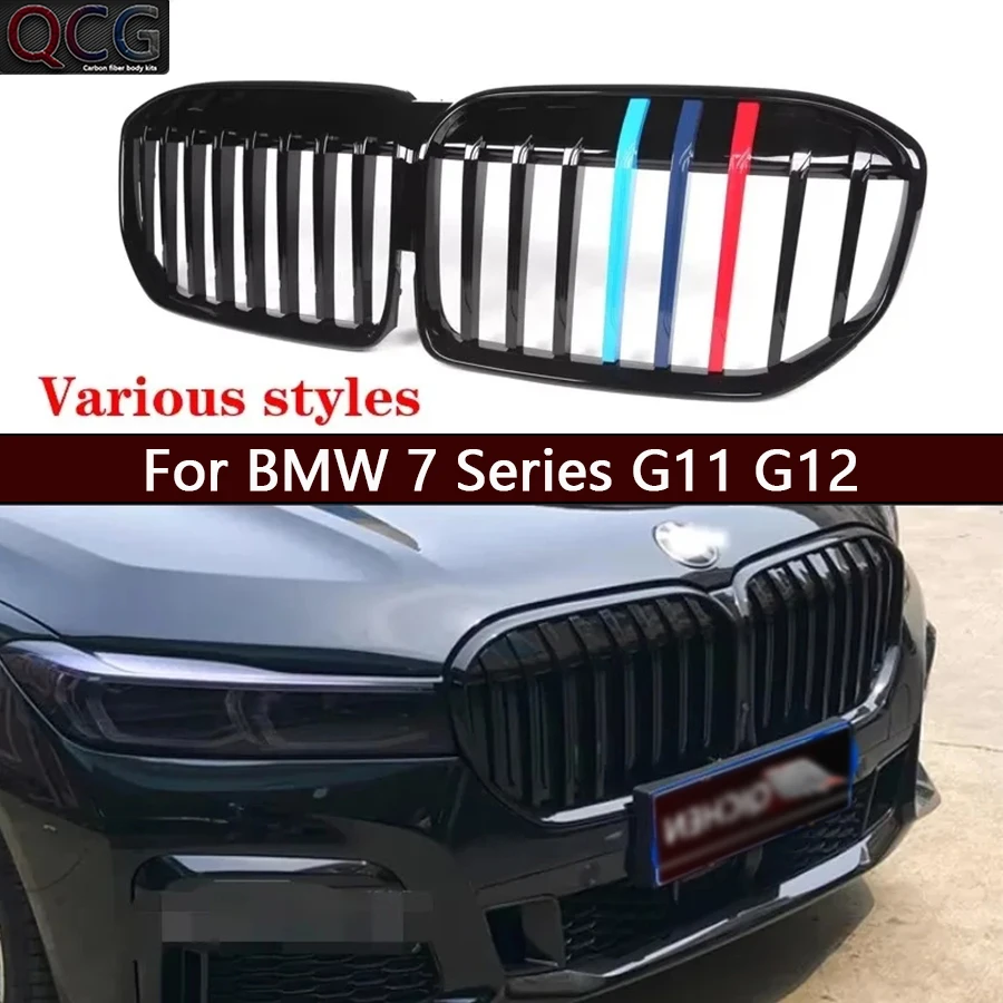 For BMW 7 Series G11 G12 730i 740i 2020+ Kidney Grille Glossy Black ABS Color Plastic Front Bumper Auto Decor Grill body kit
For BMW 7 Series G11 G12 730i 740i 2020+ Kidney Grille Glossy Black ABS Color Plastic Front Bumper Auto Decor Grill body kit