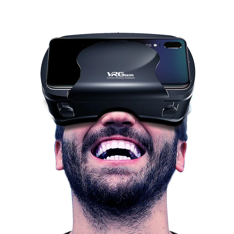 VRG Pro VR Glasses Virtual Reality Headset Devices Viar 3D Helmet Goggles Lenses Smart For Smartphone Cell Phone For 5-7' Mobile
VRG Pro VR Glasses Virtual Reality Headset Devices Viar 3D Helmet Goggles Lenses Smart For Smartphone Cell Phone For 5-7' Mobile