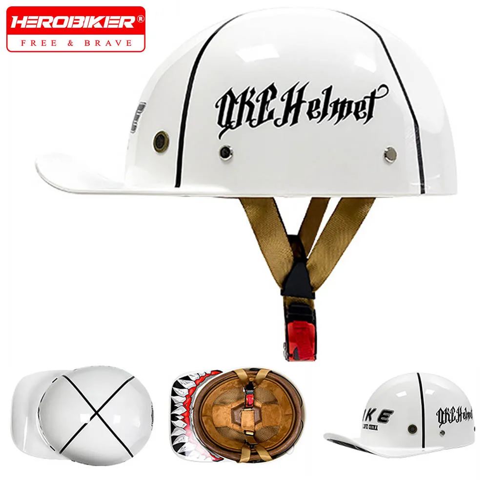 Мотоциклетная бейсбольная кепка Casco, полушлем для верховой езды, женский ретро мотоциклетный полушлем, противоскользящий мотоциклетный шлем для скутера
Мотоциклетная бейсбольная кепка Casco, полушлем для верховой езды, женский ретро мотоциклетный полушлем, противоскользящий мотоциклетный шлем для скутера