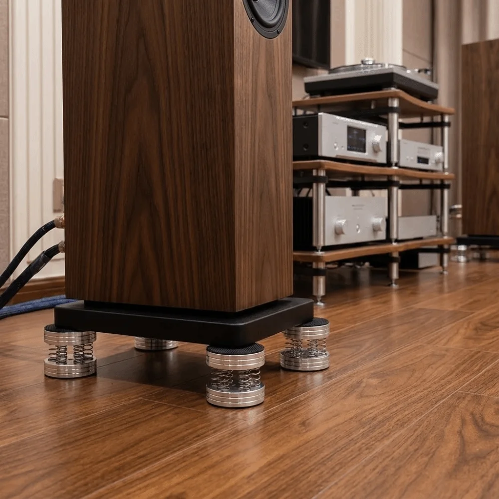 4pcs Aluminium Alloy Shock Spikes Set HiFi Amplifier Anti Shock Speaker Stand Feet Universal Player Accessories Damping Pad
4pcs Aluminium Alloy Shock Spikes Set HiFi Amplifier Anti Shock Speaker Stand Feet Universal Player Accessories Damping Pad