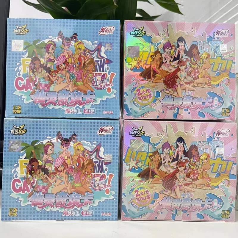 Новые оригинальные 30 пакетов Winx Club Card Magic Bag Fairy Bag Fairy Wonderland Cards Bloom Stella Flora Collection Cards Toys Gifts
Новые оригинальные 30 пакетов Winx Club Card Magic Bag Fairy Bag Fairy Wonderland Cards Bloom Stella Flora Collection Cards Toys Gifts