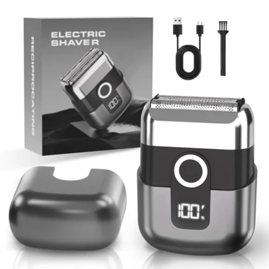 Electric Foil Shavers for Men: Mini Electric Razor, Foil Shaver for Face, IPX7 Waterproof Wet Dry Cordless Razor with 3 Floatin
Electric Foil Shavers for Men: Mini Electric Razor, Foil Shaver for Face, IPX7 Waterproof Wet Dry Cordless Razor with 3 Floatin