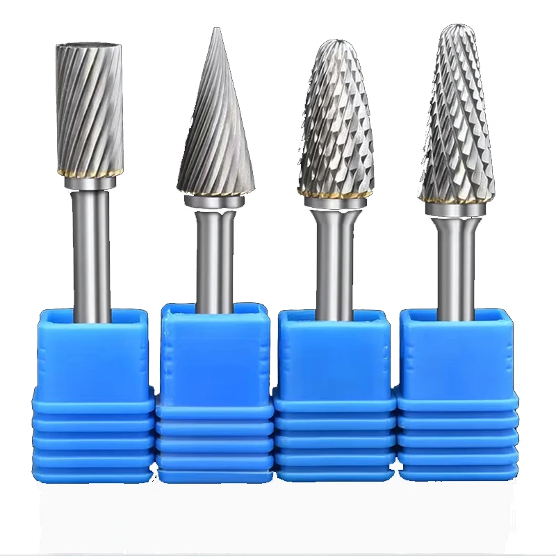 Single groove tungsten steel rotary file with a ball groove hard alloy cylindrical milling cutter with a blade at the top6MM
Single groove tungsten steel rotary file with a ball groove hard alloy cylindrical milling cutter with a blade at the top6MM
