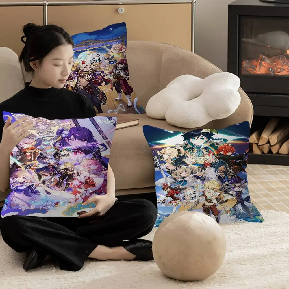 Genshin Impact Scroll Canvas Painting Pillow Anime Pillow Sofa Bed Head Pillow Cover Cushion Cover 45x45 cm Fashion
Genshin Impact Scroll Canvas Painting Pillow Anime Pillow Sofa Bed Head Pillow Cover Cushion Cover 45x45 cm Fashion
