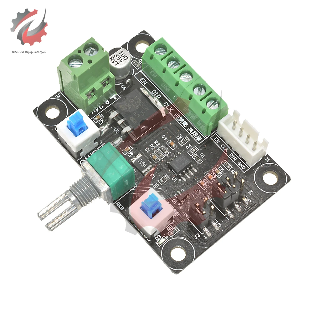 DC 12V 24V Stepper Motor Pulse Signal Generator Module Driver Controller Speed Regulator PWM Pulse Signal Generator Module 8-24V
DC 12V 24V Stepper Motor Pulse Signal Generator Module Driver Controller Speed Regulator PWM Pulse Signal Generator Module 8-24V