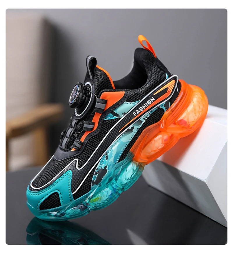Autumn Winter New Sneakers For Middle And Big Boys Breathable Mesh Upper Kids Sports Shoes With Rotary Button Lightweight Daily
Autumn Winter New Sneakers For Middle And Big Boys Breathable Mesh Upper Kids Sports Shoes With Rotary Button Lightweight Daily