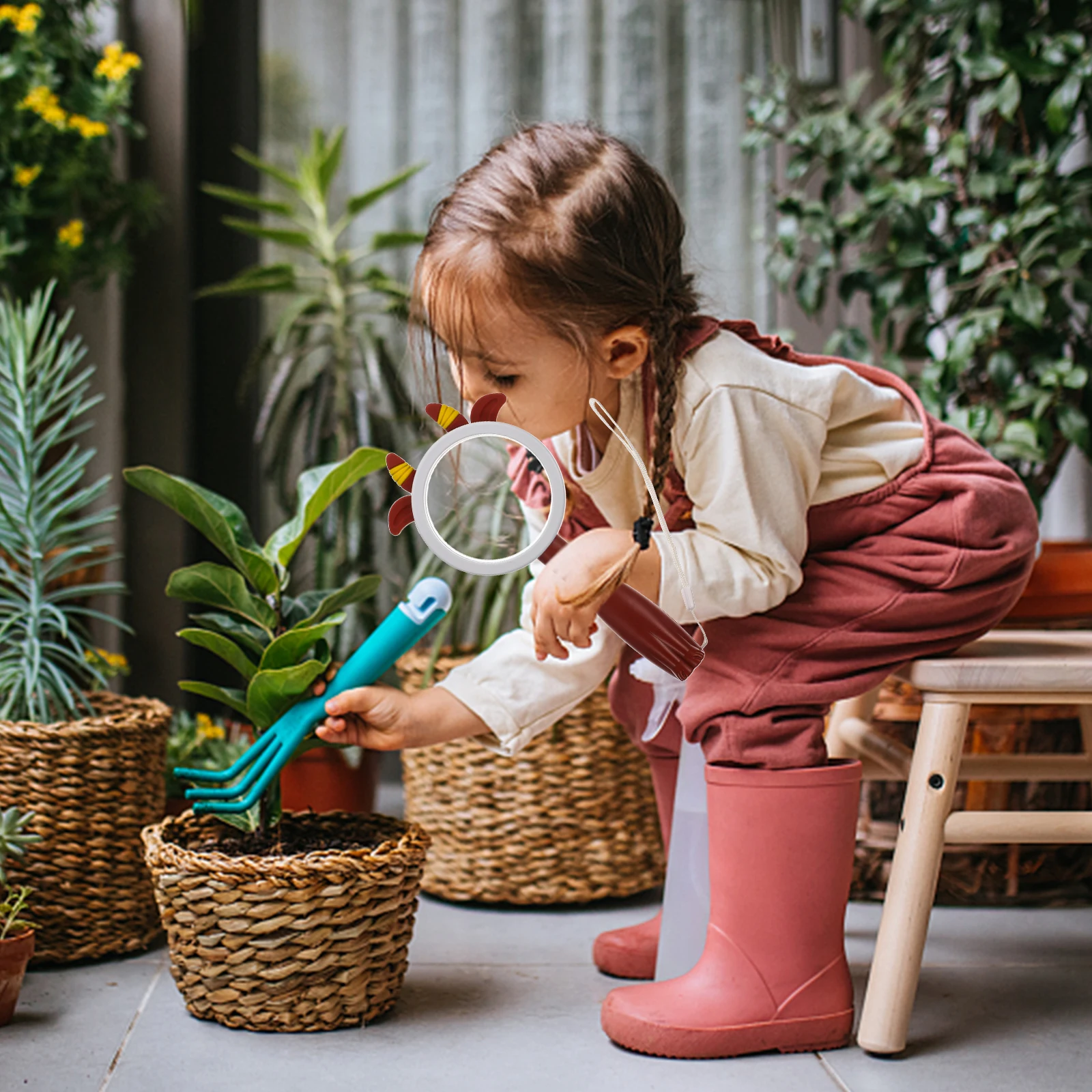 H held Magnifying Glass Kids Toys Science Exploration Animal Shape Students Brown Reading Small Size ABS Silicone Acrylic Insect
H held Magnifying Glass Kids Toys Science Exploration Animal Shape Students Brown Reading Small Size ABS Silicone Acrylic Insect