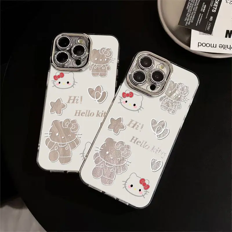 Cute Animation Peripheral Hello Kitty KT Cat Suitable for Apple 15/16pro Max Mobile Phone Case IPhone17/12/13 14 Plus Girl Gift
Cute Animation Peripheral Hello Kitty KT Cat Suitable for Apple 15/16pro Max Mobile Phone Case IPhone17/12/13 14 Plus Girl Gift