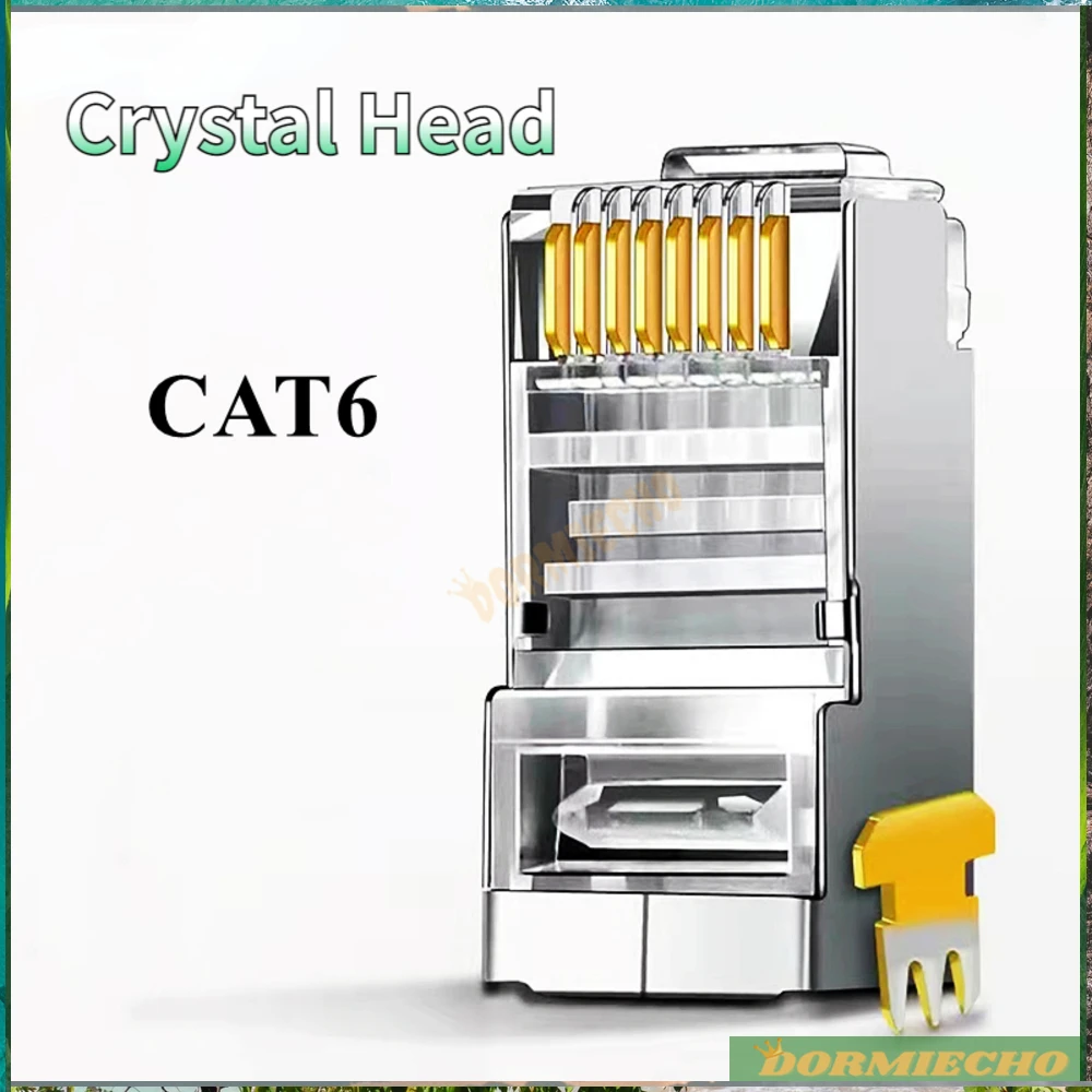 Высококачественный кабель Ethernet STP CrimpCrystal, разъем Cat6 RJ45, экранированный Модульный штекер 50 микрон 50u 3 prong FTP 8P8C
Высококачественный кабель Ethernet STP CrimpCrystal, разъем Cat6 RJ45, экранированный Модульный штекер 50 микрон 50u 3 prong FTP 8P8C