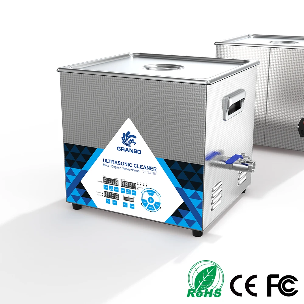 Granbo 15L Ultrasonic Cleaner 400W 28/33/40KHz Multi-Frequency Processing Machine Lab Mixer Emulsifier Extractor Medical Use
Granbo 15L Ultrasonic Cleaner 400W 28/33/40KHz Multi-Frequency Processing Machine Lab Mixer Emulsifier Extractor Medical Use